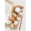 imageLings Moment Fake Flowers Box Faux Artificial Greenery Stems Foam Roses Silk Peony for Wedding Decor Centerpieces Table Decorations Floral Arrangements Orange ampamp Soft Peach Deluxe ComboBegboho  Nude