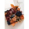 imageLings Moment Fake Flowers Box Faux Artificial Greenery Stems Foam Roses Silk Peony for Wedding Decor Centerpieces Table Decorations Floral Arrangements Orange ampamp Soft Peach Deluxe ComboBlkblack  Orange