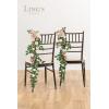 imageLings Moment Fall 10pcs Wedding Chair Decorations Aisle Floral Swag Artificial Pew Flowers Hanging Garland Deep Plum for Ceremony Reception Church Rose Floral Arrangement Party Outdoor DecorDusty Rose2024
