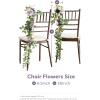 imageLings Moment Fall 10pcs Wedding Chair Decorations Aisle Floral Swag Artificial Pew Flowers Hanging Garland Deep Plum for Ceremony Reception Church Rose Floral Arrangement Party Outdoor DecorLilac  Gold