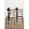 imageLings Moment Fall 10pcs Wedding Chair Decorations Aisle Floral Swag Artificial Pew Flowers Hanging Garland Deep Plum for Ceremony Reception Church Rose Floral Arrangement Party Outdoor DecorDeep Plum  Petal Pink
