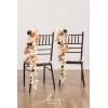imageLings Moment Fall 10pcs Wedding Chair Decorations Aisle Floral Swag Artificial Pew Flowers Hanging Garland Deep Plum for Ceremony Reception Church Rose Floral Arrangement Party Outdoor DecorRust  Sepia