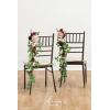 imageLings Moment Fall 10pcs Wedding Chair Decorations Aisle Floral Swag Artificial Pew Flowers Hanging Garland Deep Plum for Ceremony Reception Church Rose Floral Arrangement Party Outdoor DecorMarsala  Blush
