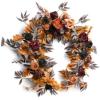 imageLings Moment Flower Garland  6FT Eucalyptus ampamp Rose  Sweetheart Table Decor for Wedding Reception Artificial Floral Garland for Arch Mantle Christmas Backdrop Decoration PurpleOrblack Terracotta