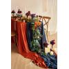 imageLings Moment Flower Garland  6FT Eucalyptus ampamp Rose  Sweetheart Table Decor for Wedding Reception Artificial Floral Garland for Arch Mantle Christmas Backdrop Decoration PurpleOrdark Teal  Burnt Orange