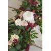 imageLings Moment Flower Garland  6FT Eucalyptus ampamp Rose  Sweetheart Table Decor for Wedding Reception Artificial Floral Garland for Arch Mantle Christmas Backdrop Decoration PurpleRedmarsala  Blush 02