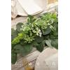 imageLings Moment Flower Garland  6FT Eucalyptus ampamp Rose  Sweetheart Table Decor for Wedding Reception Artificial Floral Garland for Arch Mantle Christmas Backdrop Decoration PurpleGrnsage Green