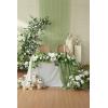 imageLings Moment Flower Garland  6FT Eucalyptus ampamp Rose  Sweetheart Table Decor for Wedding Reception Artificial Floral Garland for Arch Mantle Christmas Backdrop Decoration PurpleWhtwhite  Lily  Olive