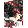 imageLings Moment Flower Garland  6FT Eucalyptus ampamp Rose  Sweetheart Table Decor for Wedding Reception Artificial Floral Garland for Arch Mantle Christmas Backdrop Decoration PurpleRedmoody Burgundy  Black