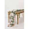 imageLings Moment Flower Garland  6FT Eucalyptus ampamp Rose  Sweetheart Table Decor for Wedding Reception Artificial Floral Garland for Arch Mantle Christmas Backdrop Decoration PurpleWhtwhite  Beige New