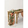 imageLings Moment Flower Garland  6FT Eucalyptus ampamp Rose  Sweetheart Table Decor for Wedding Reception Artificial Floral Garland for Arch Mantle Christmas Backdrop Decoration PurpleOrterracotta  Orange