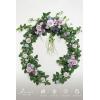 imageLings Moment Flower Garland  6FT Eucalyptus ampamp Rose  Sweetheart Table Decor for Wedding Reception Artificial Floral Garland for Arch Mantle Christmas Backdrop Decoration PurplePrplsage Purple