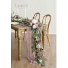 imageLings Moment Flower Garland  6FT Eucalyptus ampamp Rose  Sweetheart Table Decor for Wedding Reception Artificial Floral Garland for Arch Mantle Christmas Backdrop Decoration PurplePkdusty Rose  Mauve