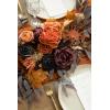 imageLings Moment Flower Garland  6FT Eucalyptus ampamp Rose  Sweetheart Table Decor for Wedding Reception Artificial Floral Garland for Arch Mantle Christmas Backdrop Decoration PurpleOrblack Terracotta