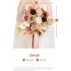 imageLings Moment Purple Blue Wedding Bouquets for Bride Lilac Bridal Bouquets for Bride 13 Inch Free Form Artificial Wedding Flower BouquetOrdesert Terracotta