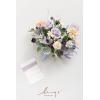 imageLings Moment Purple Blue Wedding Bouquets for Bride Lilac Bridal Bouquets for Bride 13 Inch Free Form Artificial Wedding Flower BouquetPrpllavender Purple
