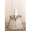 imageLings Moment Wedding Artificial Welcome Sign Flowers Swag Arch Floral Garland Decorations White ampamp Sage for Ceremony Reception Entrance Entryway Party Banquets Easel Wall Home OutdoorNOT Include SignDusty Rose  Cream