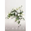 imageLings Moment Wedding Artificial Welcome Sign Flowers Swag Arch Floral Garland Decorations White ampamp Sage for Ceremony Reception Entrance Entryway Party Banquets Easel Wall Home OutdoorNOT Include SignLily White
