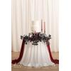 imageLings Moment Wedding Artificial Welcome Sign Flowers Swag Arch Floral Garland Decorations White ampamp Sage for Ceremony Reception Entrance Entryway Party Banquets Easel Wall Home OutdoorNOT Include SignBlack  Burgundy