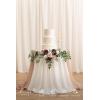 imageLings Moment Wedding Artificial Welcome Sign Flowers Swag Arch Floral Garland Decorations White ampamp Sage for Ceremony Reception Entrance Entryway Party Banquets Easel Wall Home OutdoorNOT Include SignMarsala  Blush