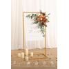 imageLings Moment Wedding Artificial Welcome Sign Flowers Swag Arch Floral Garland Decorations White ampamp Sage for Ceremony Reception Entrance Entryway Party Banquets Easel Wall Home OutdoorNOT Include SignSunset Terracotta