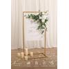 imageLings Moment Wedding Artificial Welcome Sign Flowers Swag Arch Floral Garland Decorations White ampamp Sage for Ceremony Reception Entrance Entryway Party Banquets Easel Wall Home OutdoorNOT Include SignLily White