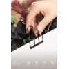 imageLings Moment Wedding Artificial Welcome Sign Flowers Swag Arch Floral Garland Decorations White ampamp Sage for Ceremony Reception Entrance Entryway Party Banquets Easel Wall Home OutdoorNOT Include SignBlack  Burgundy