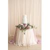 imageLings Moment Wedding Artificial Welcome Sign Flowers Swag Arch Floral Garland Decorations White ampamp Sage for Ceremony Reception Entrance Entryway Party Banquets Easel Wall Home OutdoorNOT Include SignDusty Rose  Mauve