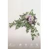 imageLings Moment Wedding Artificial Welcome Sign Flowers Swag Arch Floral Garland Decorations White ampamp Sage for Ceremony Reception Entrance Entryway Party Banquets Easel Wall Home OutdoorNOT Include SignLilac  Gold