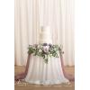 imageLings Moment Wedding Artificial Welcome Sign Flowers Swag Arch Floral Garland Decorations White ampamp Sage for Ceremony Reception Entrance Entryway Party Banquets Easel Wall Home OutdoorNOT Include SignLilac  Gold