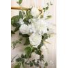 imageLings Moment Wedding Artificial Welcome Sign Flowers Swag Arch Floral Garland Decorations White ampamp Sage for Ceremony Reception Entrance Entryway Party Banquets Easel Wall Home OutdoorNOT Include SignLily White