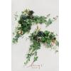 imageLings moment 2PCS Sage Green Artificial Flower Garland Wedding Arch Flowers Floral Swags Centerpieces Greenery Arrangements for SweetheartHead Table Easel Wall Entryway Board Backdrop DecorGrnemerald