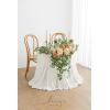imageLings moment 2PCS Sage Green Artificial Flower Garland Wedding Arch Flowers Floral Swags Centerpieces Greenery Arrangements for SweetheartHead Table Easel Wall Entryway Board Backdrop DecorBrnapricot  Peach