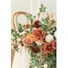 imageLings moment 2PCS Sage Green Artificial Flower Garland Wedding Arch Flowers Floral Swags Centerpieces Greenery Arrangements for SweetheartHead Table Easel Wall Entryway Board Backdrop DecorOrterracotta