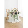 imageLings moment 2PCS Sage Green Artificial Flower Garland Wedding Arch Flowers Floral Swags Centerpieces Greenery Arrangements for SweetheartHead Table Easel Wall Entryway Board Backdrop DecorPkdusty Rose  Navy
