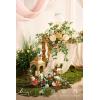 imageLings moment 2PCS Sage Green Artificial Flower Garland Wedding Arch Flowers Floral Swags Centerpieces Greenery Arrangements for SweetheartHead Table Easel Wall Entryway Board Backdrop DecorBrnapricot  Peach