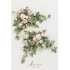 imageLings moment 2PCS Sage Green Artificial Flower Garland Wedding Arch Flowers Floral Swags Centerpieces Greenery Arrangements for SweetheartHead Table Easel Wall Entryway Board Backdrop DecorPkdusty Rose