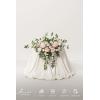 imageLings moment 2PCS Sage Green Artificial Flower Garland Wedding Arch Flowers Floral Swags Centerpieces Greenery Arrangements for SweetheartHead Table Easel Wall Entryway Board Backdrop DecorPkblush  Cream