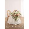 imageLings moment 2PCS Sage Green Artificial Flower Garland Wedding Arch Flowers Floral Swags Centerpieces Greenery Arrangements for SweetheartHead Table Easel Wall Entryway Board Backdrop DecorBlush  Pink