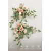 imageLings moment 2PCS Sage Green Artificial Flower Garland Wedding Arch Flowers Floral Swags Centerpieces Greenery Arrangements for SweetheartHead Table Easel Wall Entryway Board Backdrop DecorBrnbeige