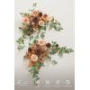 imageLings moment 2PCS Sage Green Artificial Flower Garland Wedding Arch Flowers Floral Swags Centerpieces Greenery Arrangements for SweetheartHead Table Easel Wall Entryway Board Backdrop DecorBrnwalnut Brown