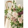 imageLings moment 2PCS Sage Green Artificial Flower Garland Wedding Arch Flowers Floral Swags Centerpieces Greenery Arrangements for SweetheartHead Table Easel Wall Entryway Board Backdrop DecorPkdusty Rose