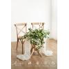 imageLings moment 2PCS Sage Green Artificial Flower Garland Wedding Arch Flowers Floral Swags Centerpieces Greenery Arrangements for SweetheartHead Table Easel Wall Entryway Board Backdrop DecorWhtwhite  Sage