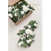 imageLings moment 6Pack 2ft Artificial Flowers Garland Green ampamp Sage Lantern Flower Centerpieces Mauve Wedding Aisle Decor Chair Flowers Arch Floral for Signs DIY Table Wall Window Cake DecorationWhtwhite