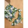 imageLings moment 6Pack 2ft Artificial Flowers Garland Green ampamp Sage Lantern Flower Centerpieces Mauve Wedding Aisle Decor Chair Flowers Arch Floral for Signs DIY Table Wall Window Cake DecorationBludusty Blue  Navy