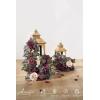 imageLings moment 6Pack 2ft Artificial Flowers Garland Green ampamp Sage Lantern Flower Centerpieces Mauve Wedding Aisle Decor Chair Flowers Arch Floral for Signs DIY Table Wall Window Cake DecorationPrpldeep Plum