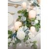 imageLings moment 6Pack 2ft Artificial Flowers Garland Green ampamp Sage Lantern Flower Centerpieces Mauve Wedding Aisle Decor Chair Flowers Arch Floral for Signs DIY Table Wall Window Cake DecorationBludusty Blue  Navy