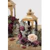 imageLings moment 6Pack 2ft Artificial Flowers Garland Green ampamp Sage Lantern Flower Centerpieces Mauve Wedding Aisle Decor Chair Flowers Arch Floral for Signs DIY Table Wall Window Cake DecorationPrpldeep Plum