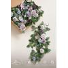 imageLings moment 6Pack 2ft Artificial Flowers Garland Green ampamp Sage Lantern Flower Centerpieces Mauve Wedding Aisle Decor Chair Flowers Arch Floral for Signs DIY Table Wall Window Cake DecorationPrpllilac  Gold