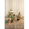 imageLings moment 6Pack 2ft Artificial Flowers Garland Green ampamp Sage Lantern Flower Centerpieces Mauve Wedding Aisle Decor Chair Flowers Arch Floral for Signs DIY Table Wall Window Cake DecorationBrnwalnut Brown